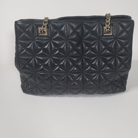 Kate Spade Women’s Quilted Shoulder Bag Black Leather Medium Sedgewick Place - Picture 2 of 16